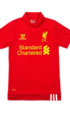 Warrior Liverpool FC Soccer Jersey Standard Chartered Red/Yellow