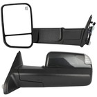 Pair Power Heated Temp Sensor Tow Mirrors For 09-18 Dodge Ram 1500 2500 3500