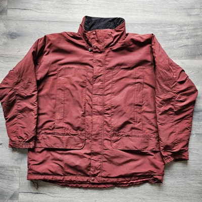 LL Bean Primaloft Puffer Jacket Burgundy Herren Gr. XL ohne Kapuze sehr guter Zustand