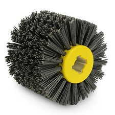 BHA Nylon Wire Brush Drum Rust Remover, 4.5 x 4 with 3/4 Quad Keyway