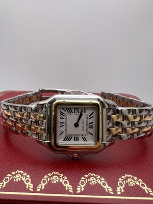 2025 Cartier Panthere Medium 18K Two Tone Silver Dial W2PN0007 Box