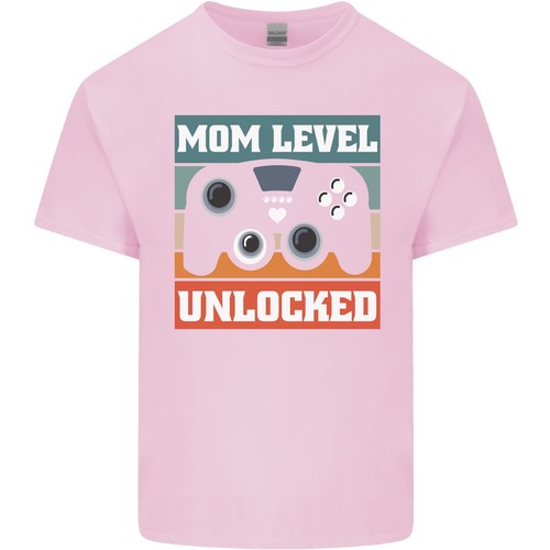 Mom Level Unlocked New Mommy Baby Born Kids T-Shirt Childrens - Picture 12 of 25