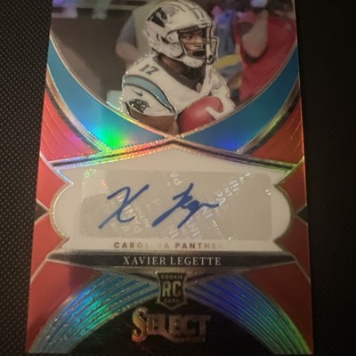 2024 Select Xavier Legette Rookie Signatures Auto Red Prizm /75 #SSP-XLE