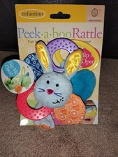 Peek A Boo Rassel von Infantino! Beißring & Peek A Boo Spiegel ** Brandneu!
