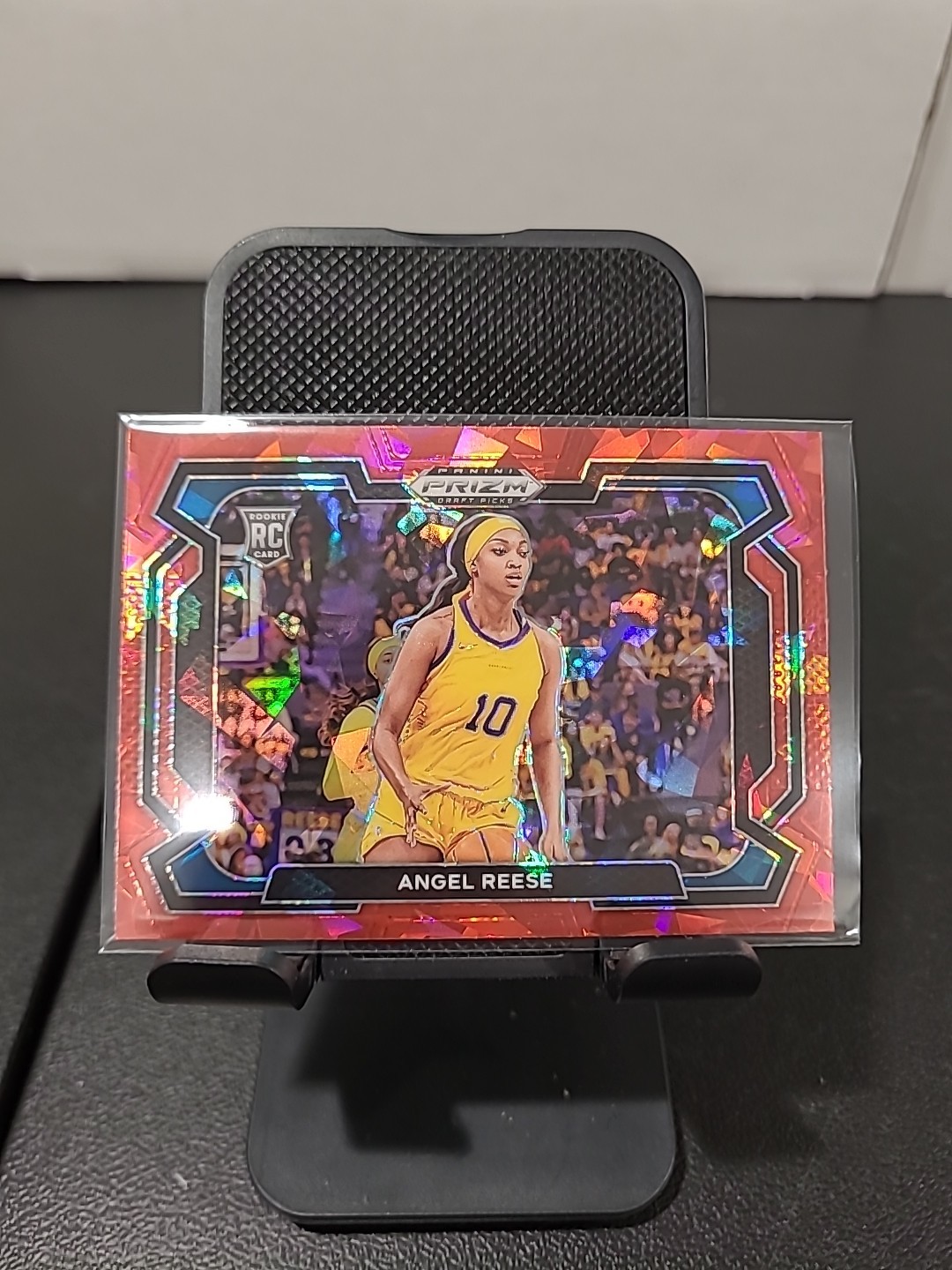 2024 PANINI PRIZM DRAFT PICKS ANGEL REESE RED ICE PRIZM VARIATION RC #38