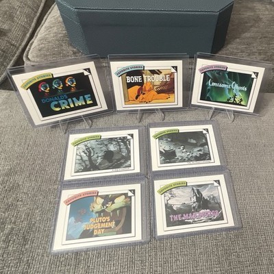 Disney Favorite Stories Non-Sport Trading Card Lot 7 Mickey Donald Pluto Impel