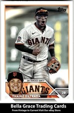 2023 Topps #560 Thairo Estrada San Francisco Giants MLB Baseball