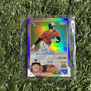 2023 Topps Chrome  Rookie Autographs Adley Rutschman #RA-AR Refractor /499 AU RC