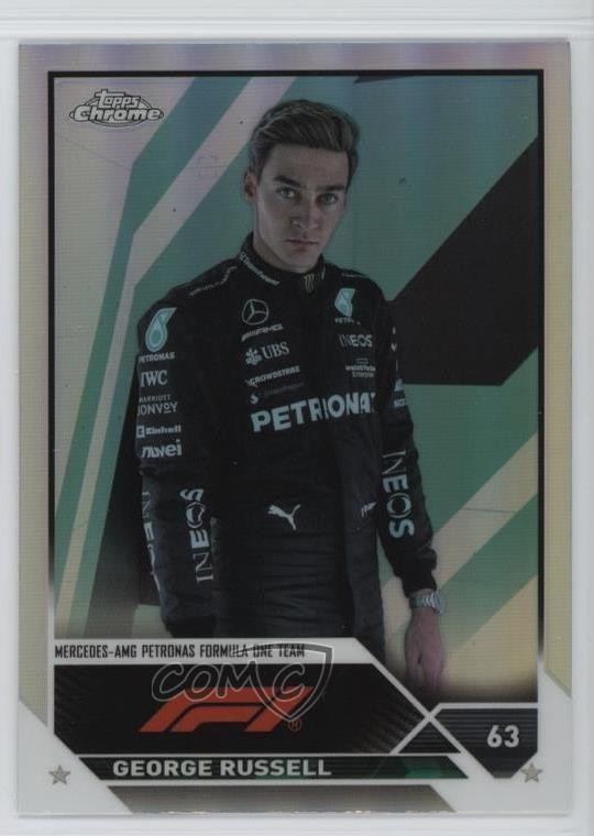 2023 Topps Chrome Formula 1 Image Variation SP George Russell #13 1k2m