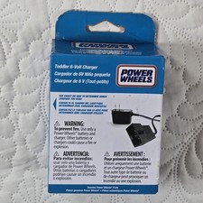 Power Wheels Toddler 6-Volt Charger - New In Box - 00801-1781 - Charges Blue 6V