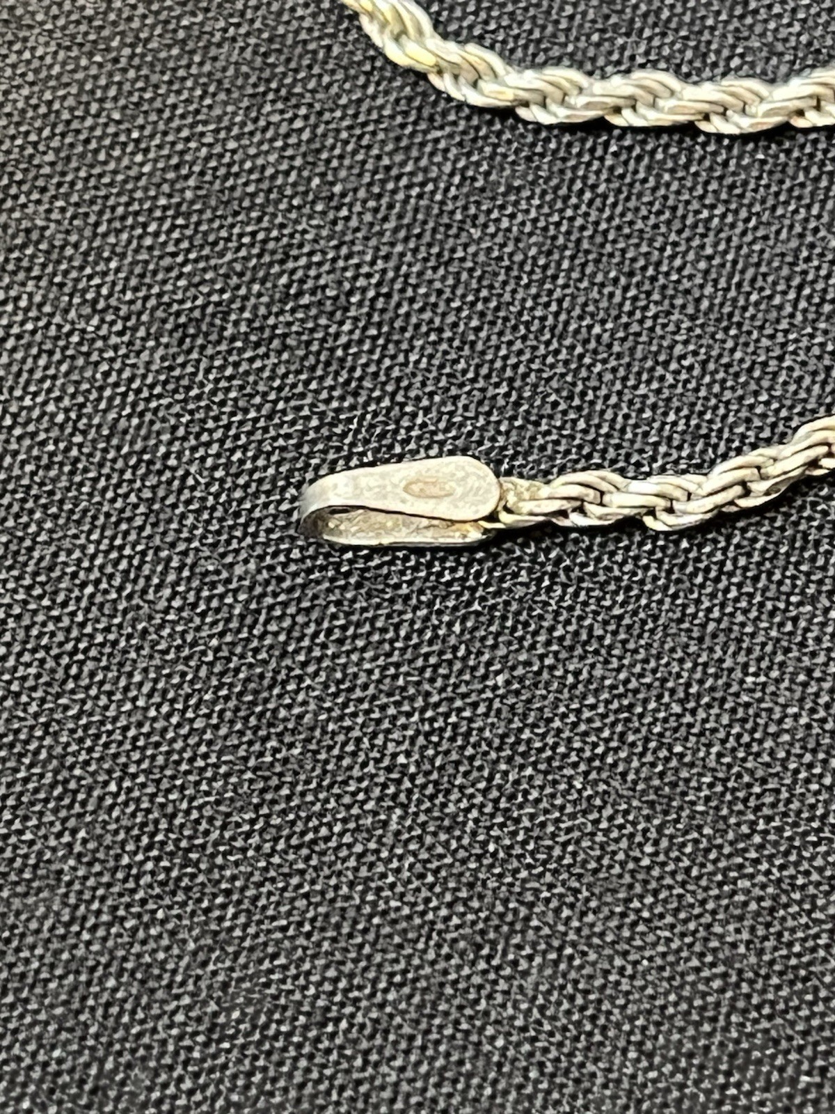 Solid Sterling Silver Rope Chain Diamond Cut 20” … - image 6