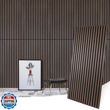 Laceskyso Wood Panels for Wall Acoustic Slat Wall Panels 2-Piece 47.2"×23.6" 