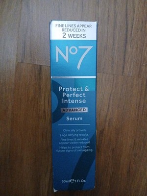 No7 Protect & Perfect Intense Advanced Serum 1oz Wrinkles Anti-Aging Fine Lines