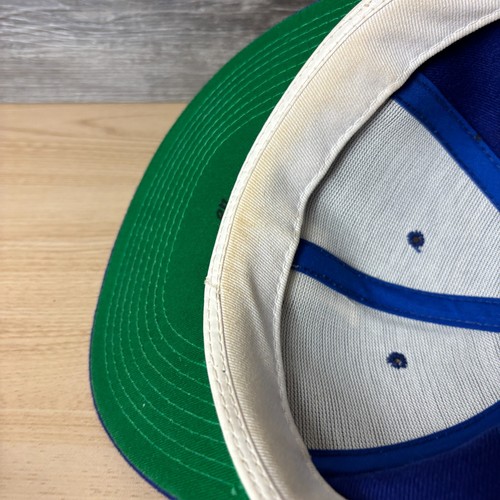 Vintage Los Angeles Dodgers Hat Cap Fitted 7 Blue Wool New Era MLB Baseball - Picture 10 of 15
