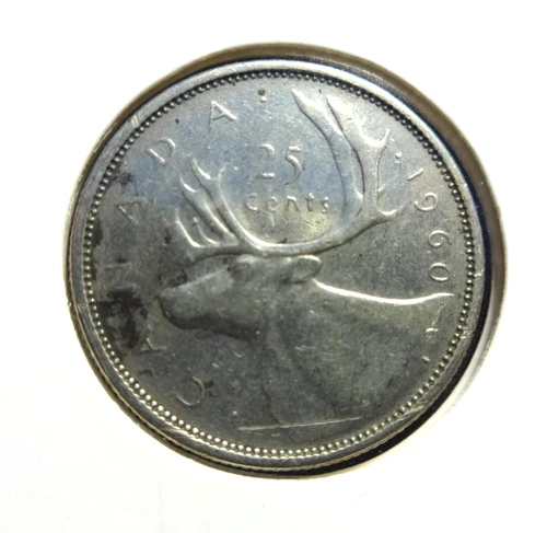 Canada  1960   25 Cents .800  % Silver 👀