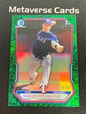 2026 Bowman Chrome Caden Scarborough Green Grass Refractor 1st Prospect 08/99
