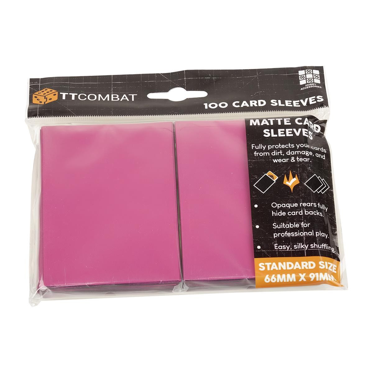 TTCombat BNIB 100 Standard Card Sleeves - Fuchsia