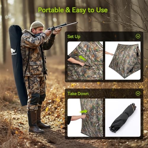  Hunting Blind 270°/360° See Through, Pop Up 2-3 Person(270° See Through)