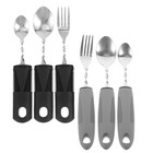 6-teiliges adaptives Utensil für Menschen mit Behinderungen, gewichtetes