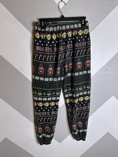 Bucees Beaver Holiday Christmas Jogger Sweat pants Unisex Youth large - Picture 8 of 8