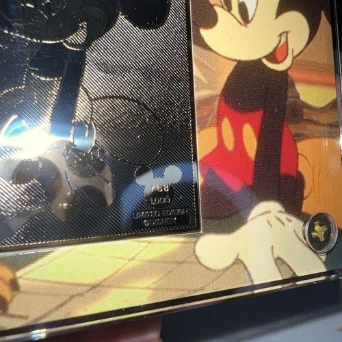 Disney Topolino attraverso gli anni Cervello in fuga carta oro 24K LE /2000 - Foto 3 di 5