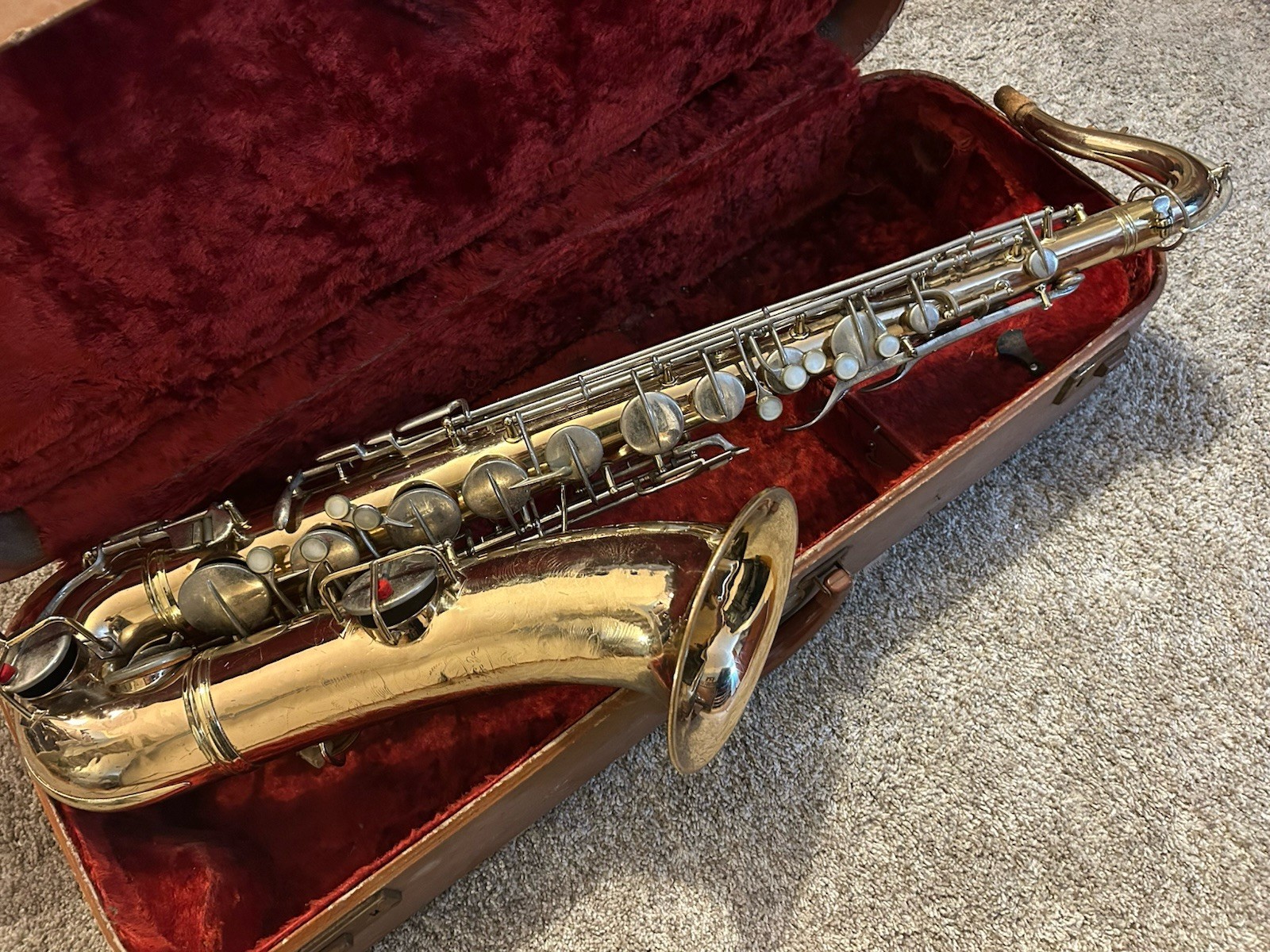 1928 Conn Chu Tenor Sax/Saxophone, Ornately Engraved,, Plays Great!