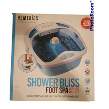 Homedics Shower Bliss Foot Spa with Heat BOOST Massaging Bubbles Gift