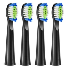 D2 Electric Toothbrush Replacement Heads, Sonic Toothbrush Heads Refills, 4 Pack