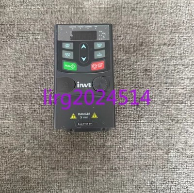 1pc used  INVT  GD20-0R7G-S2 0.75KW 220V