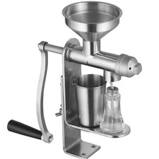 Manual Oil Press Machine, Stainless Steel Oil Extractor, Detachable Oil