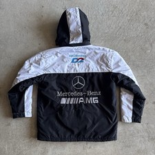 Vintage 90s Mercedes Benz AMG D2 DTM Racing Outerwear Jacket Size Small