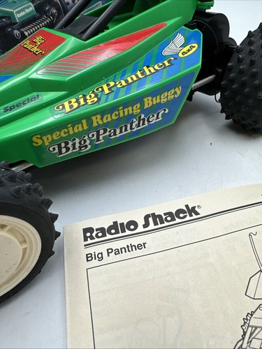 Vtg Radio Shack Big Panther Super Buggy 4x4 RC Complete In Box Excellent Cond. - Picture 7 of 24