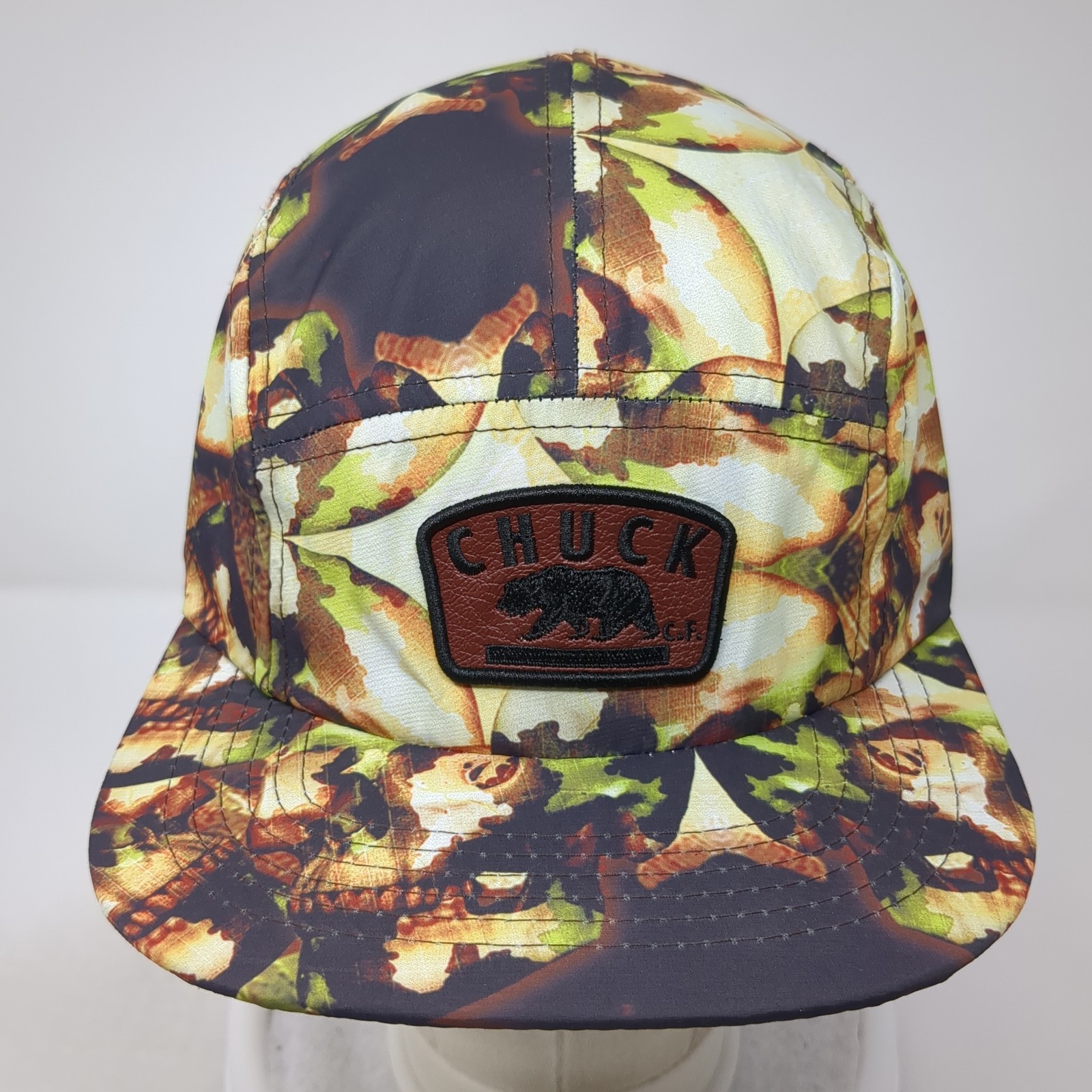Chuck 5 Panel Cap Multi One Size Adjustable Camo … - image 2