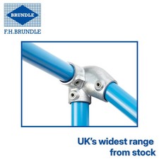 Tubeclamp / Key Clamp C Tube (42.4mm) 30?to 45?Right Hand Level to Sloping Elbow