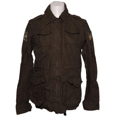 Cipo & Baxx, Safarijacke, Herren, Größe: L, Grau, Baumwolle, Chevron #p3W