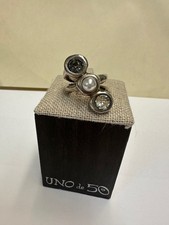 UNO de 50 Three Stone Ring