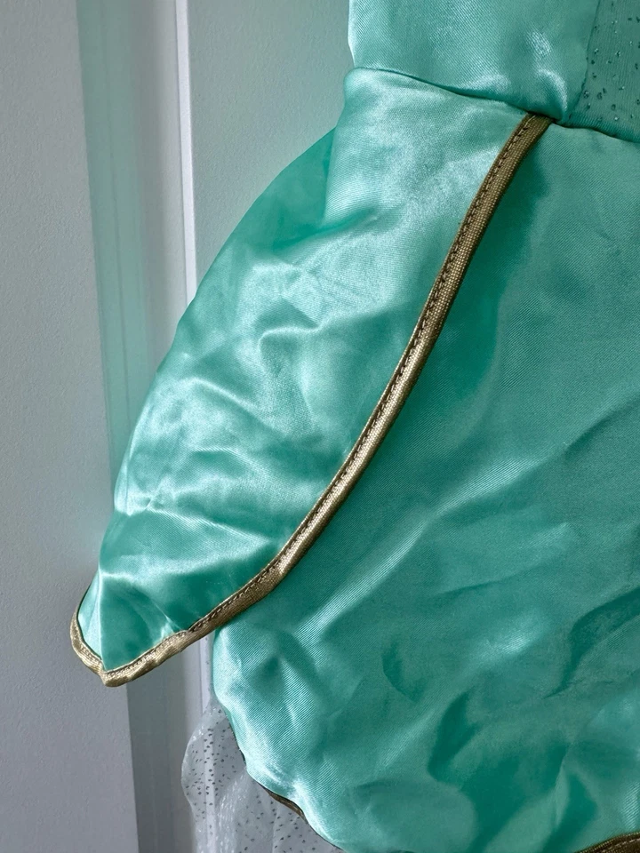 ¡DISFRAZ BARBIE FAIRYTOPIA IRIDISCENTE BRILLANTE BRILLO! VESTIDO Talla S Foto 4 de 4