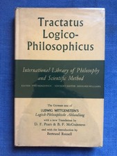 Ludwig Wittgenstein – Tractatus Logico-Philosophicus (1st thus/3rd UK 1966 hbdw)