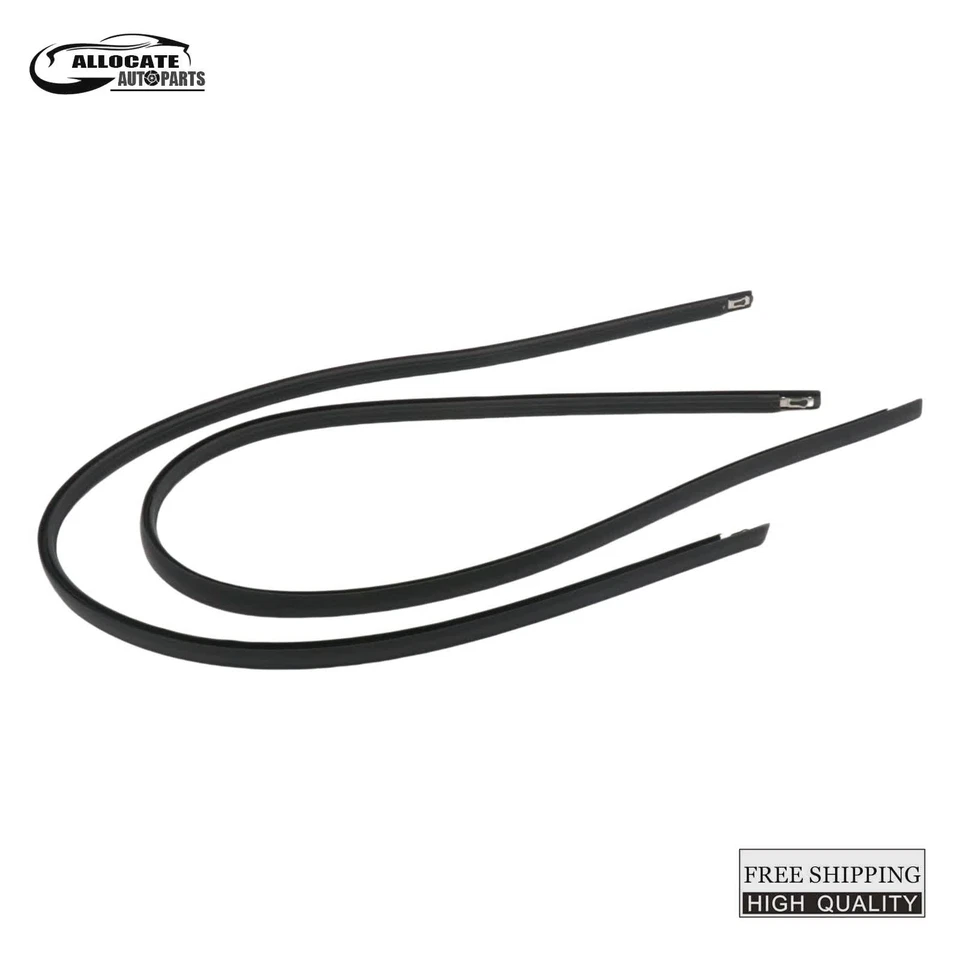 Nuevo kit de molduras de techo negro de 1 par apto para Honda Civic 2001-2005 sedán de 4 puertas Foto 3 de 4