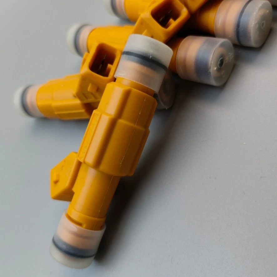 6pcs OEM 4-hole Fuel Injectors for 1987-1998 Jeep Grand Cherokee Wrangler 4.0L Foto 4 de 4