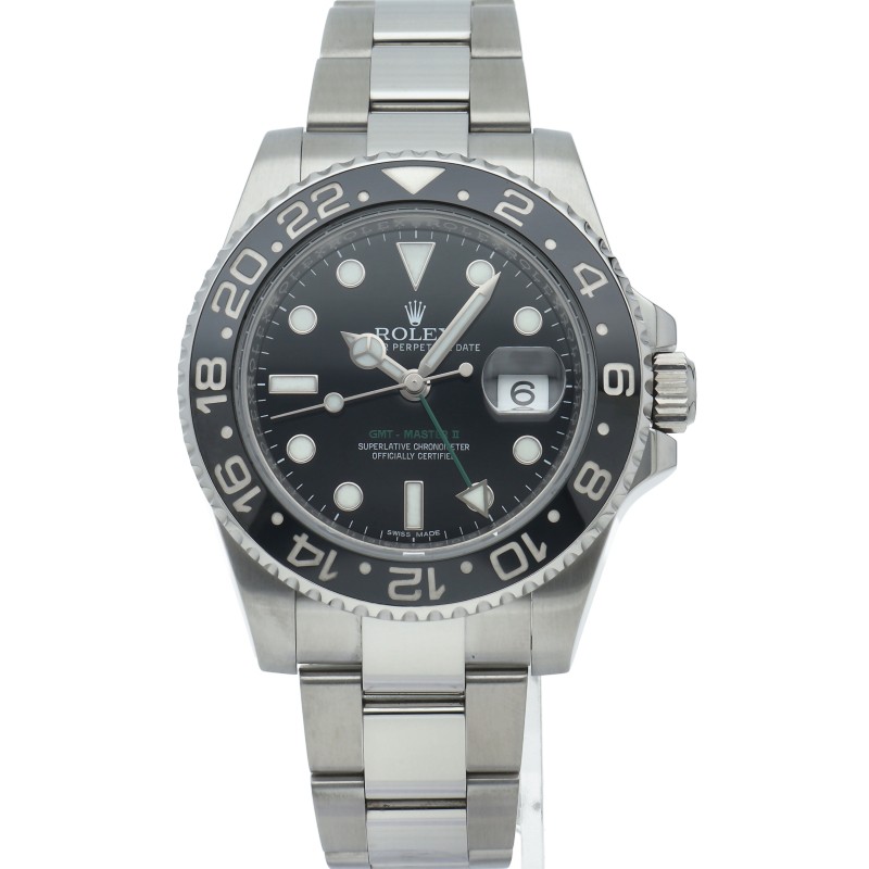 ROLEX GMT Master 2 Watch with Mirrored Buckle 116710LN (Runtime) Stainless S... image 2