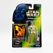 1996 Kenner Star Wars POTF HOTH REBEL SOLDIER Action Figure MOC
