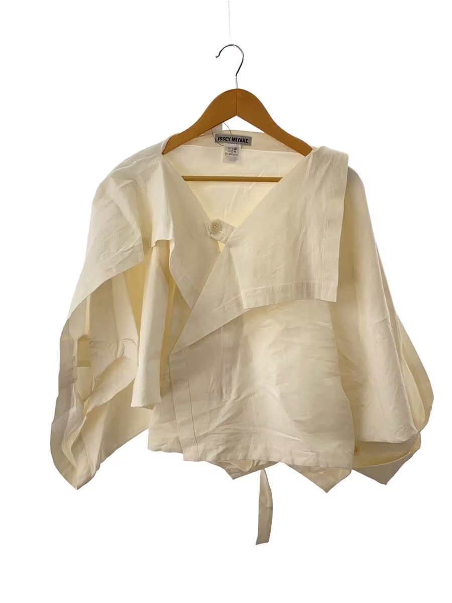 ISSEY MIYAKE WHITE LABLE 木目ボタン テーラードJKT ISSEY MIYAKE Jacket white 2 | eBay