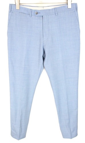 SUITSUPPLY Lazio Men's Suit UK36R Slim Wool Melange Light Blue 2-Piece * - Picture 5 of 18
