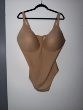SKIMS Body Super Push-Up Thong Bodysuit in Clay, Size 3X