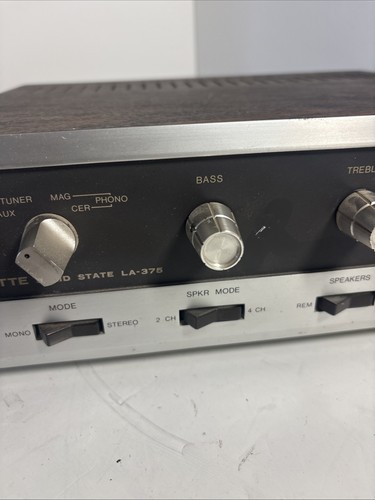 Lafayette Solid State LA-375 Amplifier. Parts Or Not Working. READ Description. - Picture 5 of 18