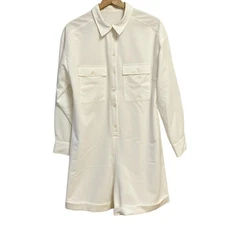 Auth Diagram GRACE CONTINENTAL - White Women's Rompers & Jumpsuits