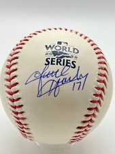 David Hensley Signed Autographed Official 2022 World Series Baseball JSA COA