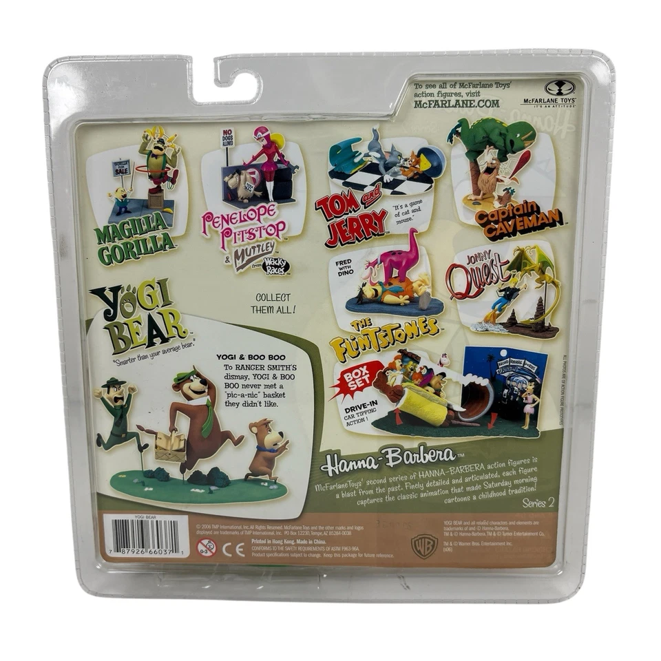 NUEVO 2006 Yogi Bear-Hanna Barbera Figura Serie 2, McFarlane Toys Foto 4 de 4