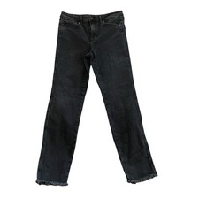 We the Free by Free People Women High Rise Raw Hem Skinny Jean Size 30